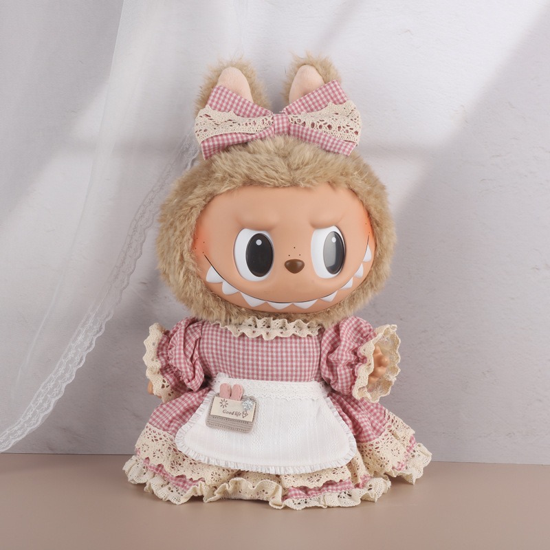 POPMART LABUBU vinyl doll plush LABUBU ornaments trendy toy doll gift baby clothes