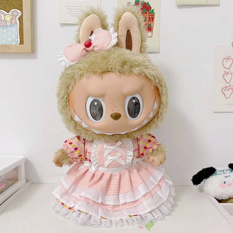 POPMART LABUBU vinyl doll plush LABUBU ornaments trendy toy doll gift baby clothes