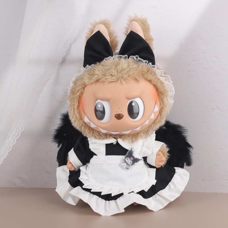 POPMART LABUBU vinyl doll plush LABUBU ornaments trendy toy doll gift baby clothes