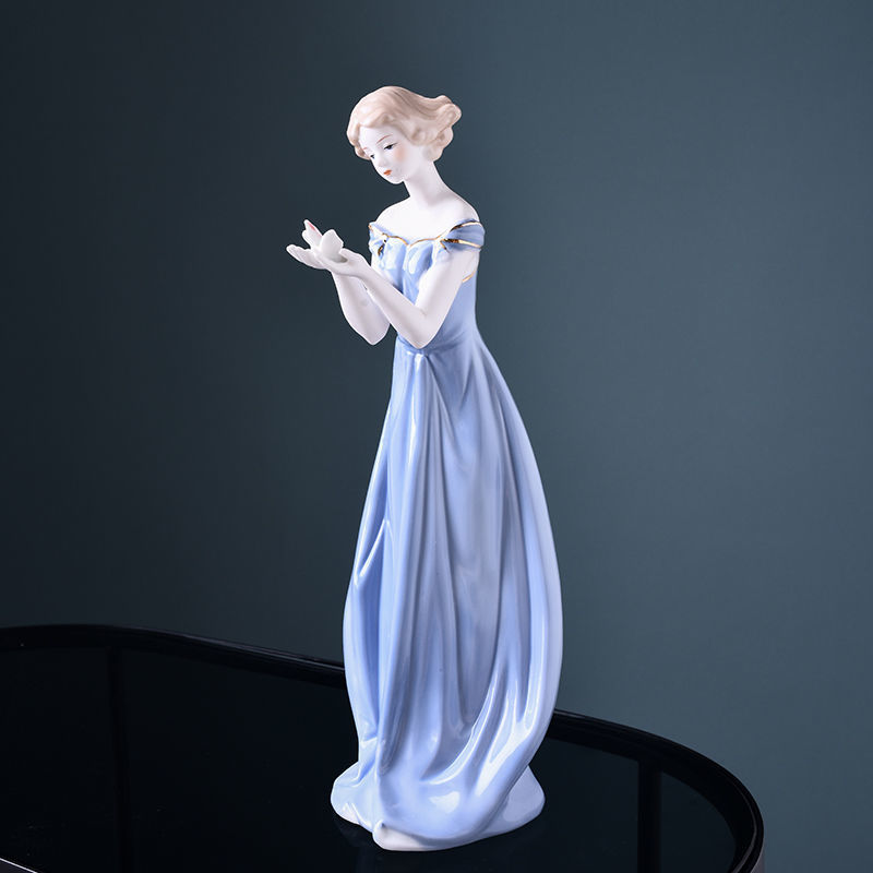 nique Handcrafted Women's Ceramic Home Decor Ornaments