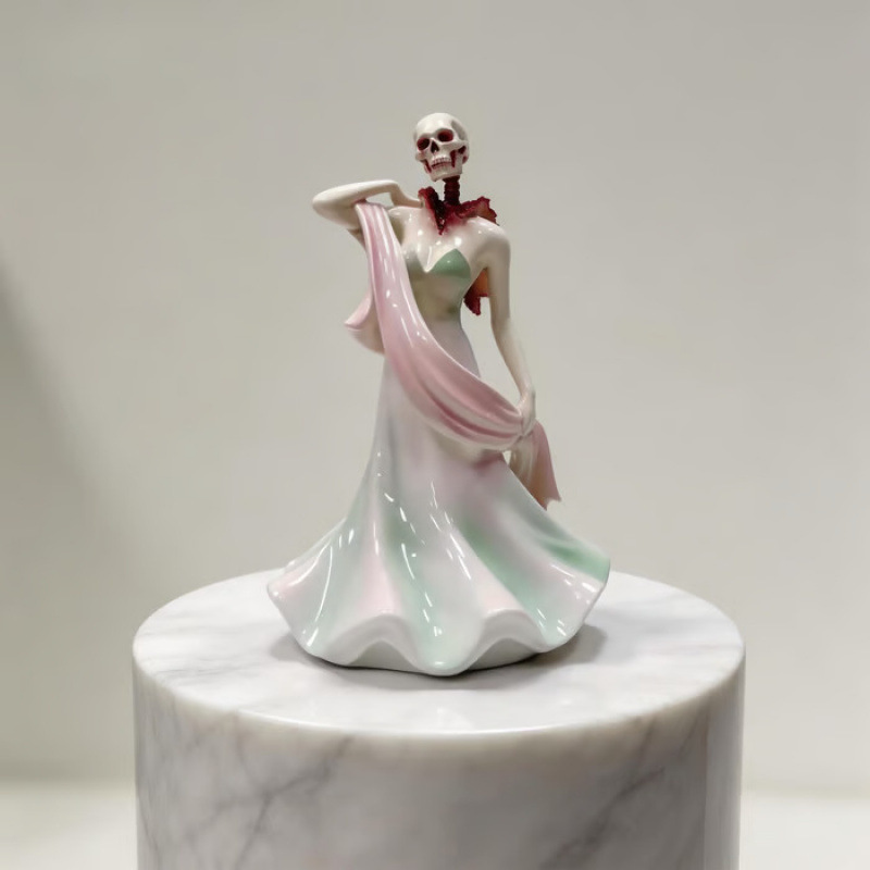 Broken Ladies Ceramic Art Figure - Handmade Ceramic Art Sculpture