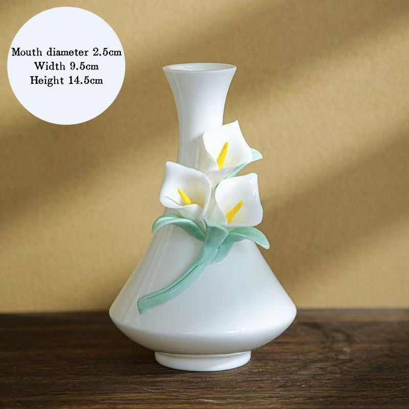 Hand-sculpted ceramic vases, small handmade ceramic vases for home flower arrangements