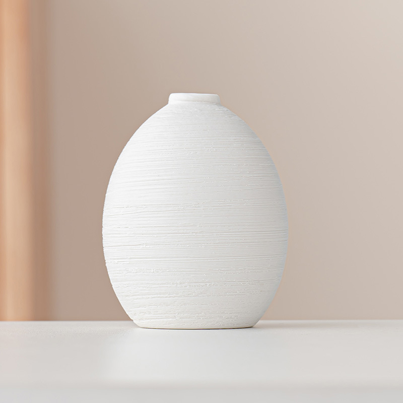 Ceramic vase ornaments, living room flower arrangements, home decor, creative decorations
