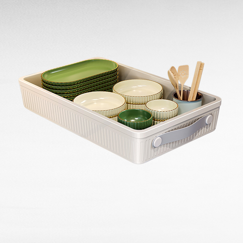 Kitchen pull-out shelf, sink basket