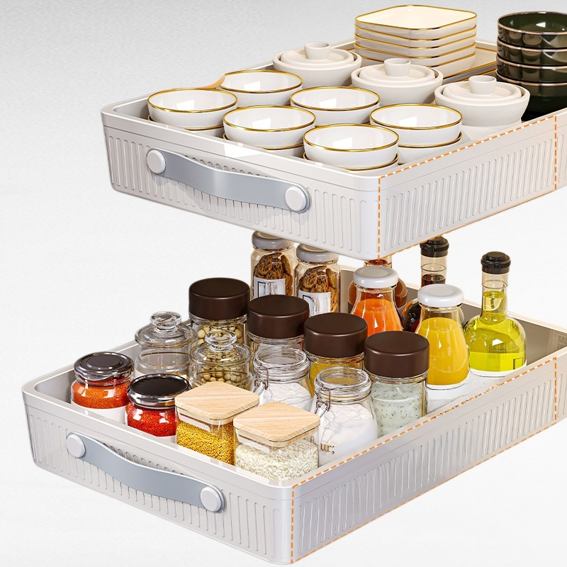 Kitchen pull-out shelf, sink basket