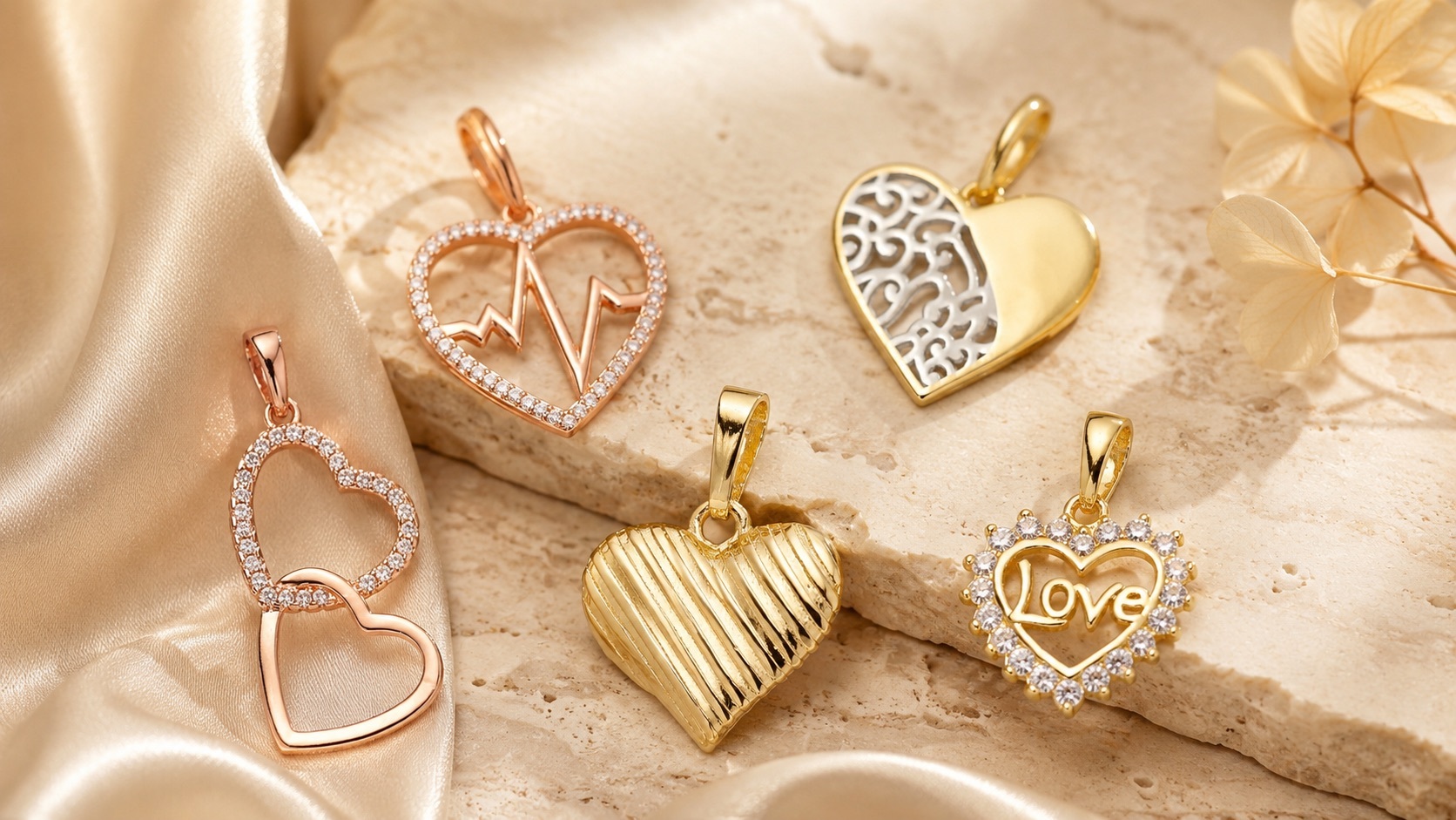 FJ Fallon Jewelryのペンダント（ハート型ペンダント）