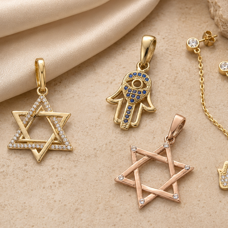 来自 FJ Fallon Jewelry 的宗教珠宝（犹太教）