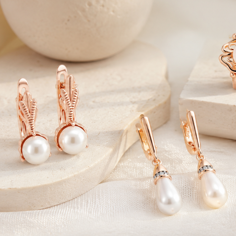 Earrings (Pearl Earrings) from FJ Fallon Jewelry