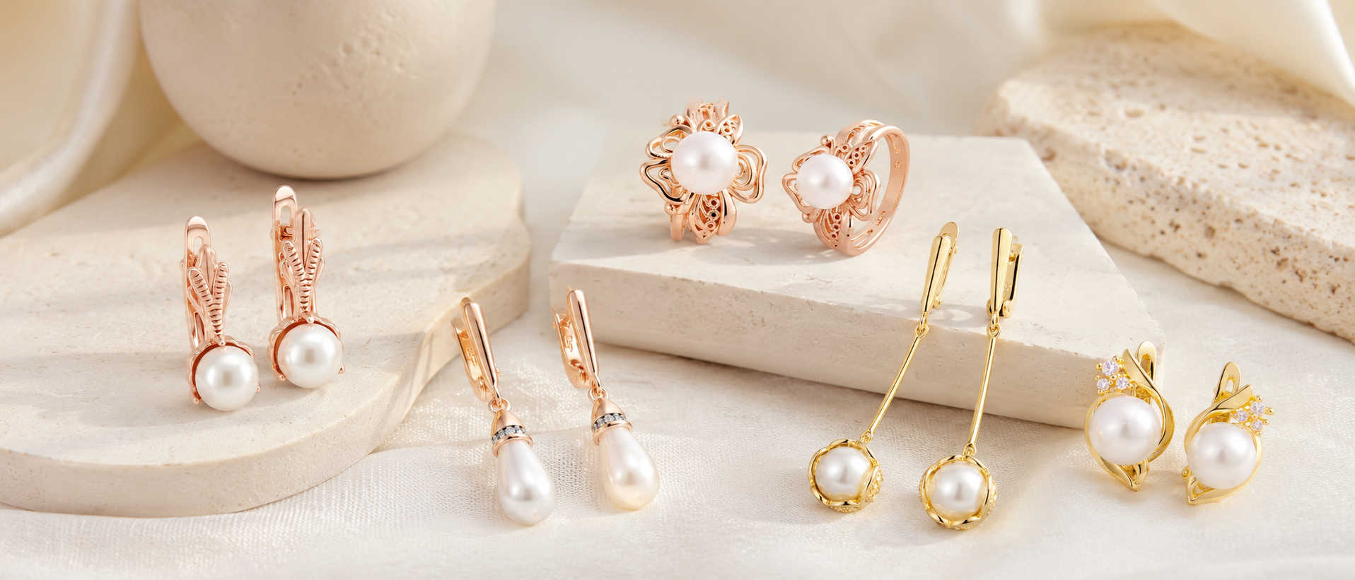 FJ Fallon Jewelryのイヤリング（パールイヤリング）