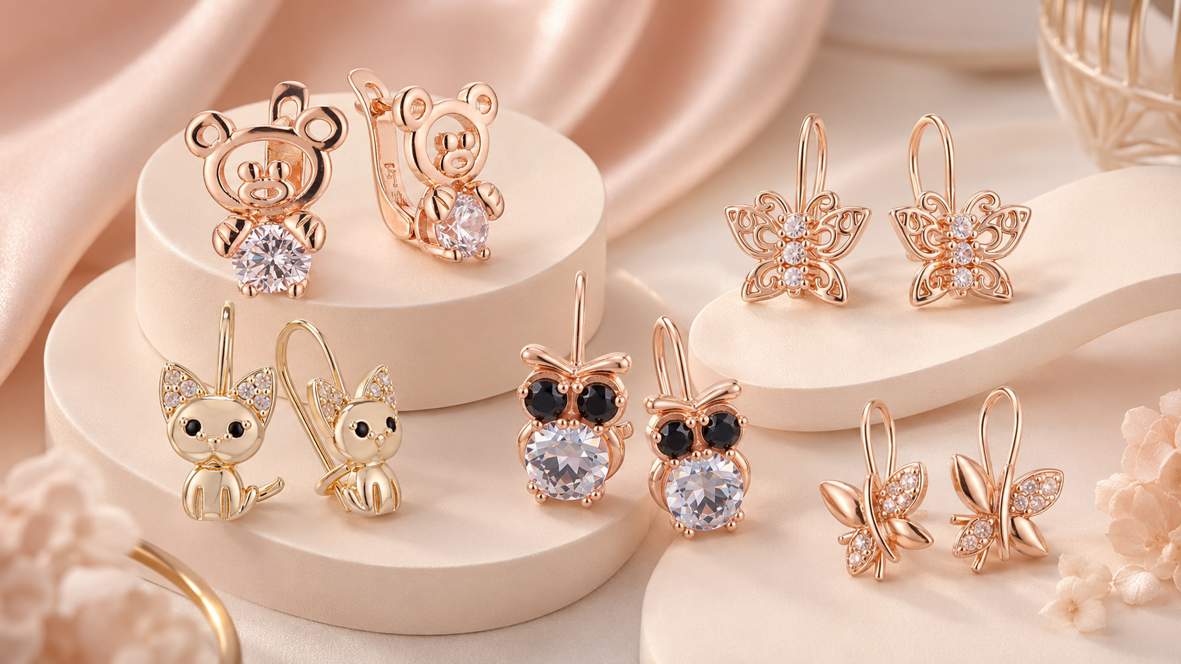 FJ Fallon Jewelryの子供用イヤリング