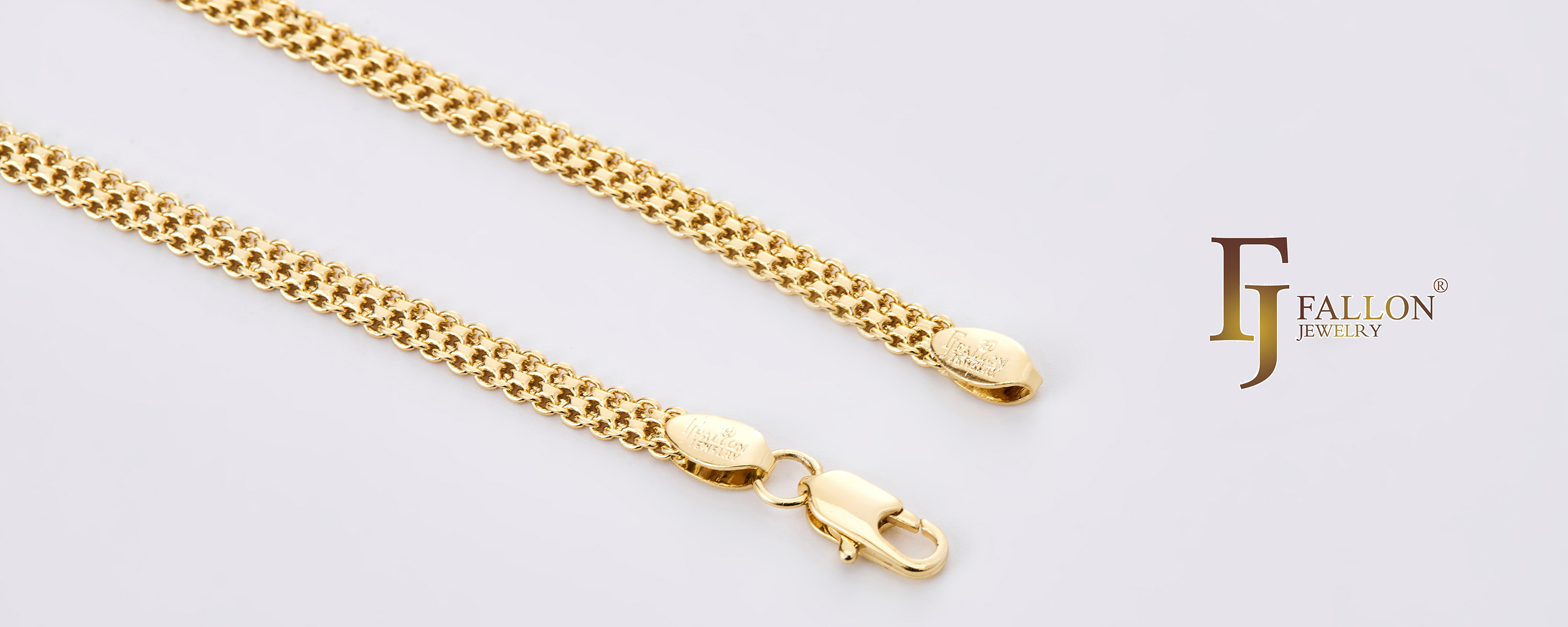 FJ Fallon Jewelryのチェーンネックレス（14Kゴールド）