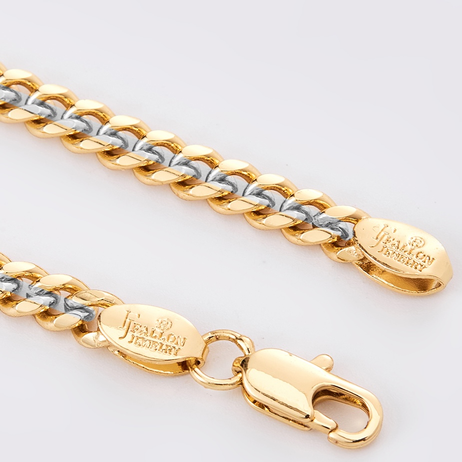 Chain Necklaces (14K Gold two tone) From FJ Fallon Jewelry