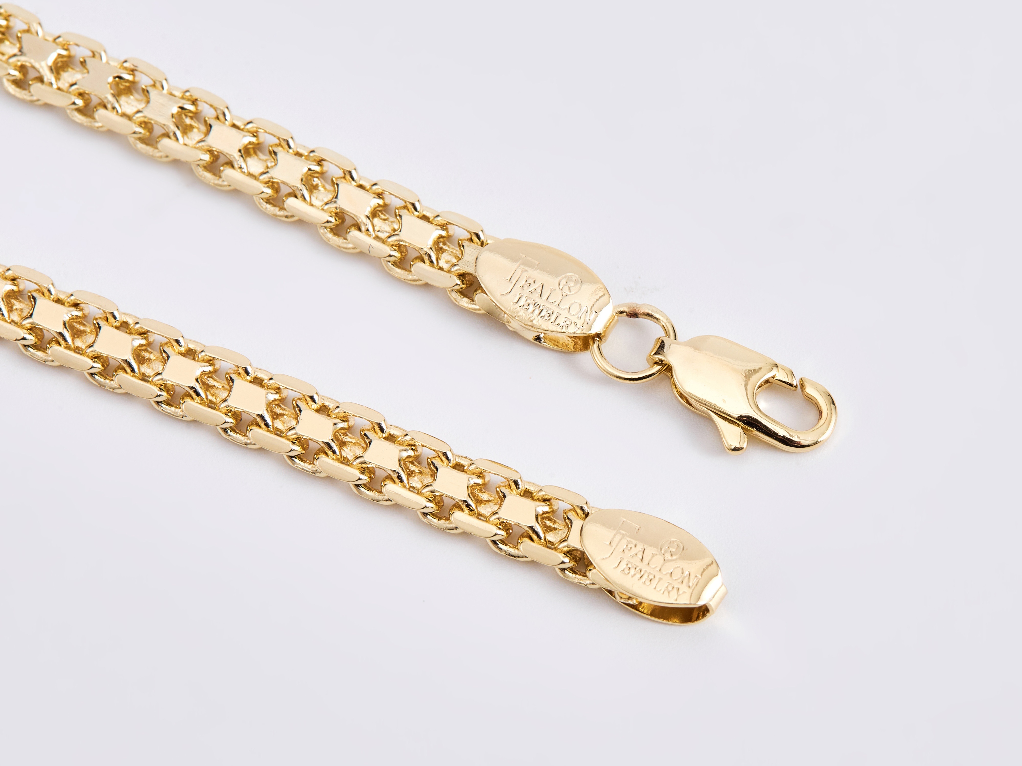 FJ Fallon Jewelry long-lasting gold plating quality with waterproof and tarnish-resistant finish