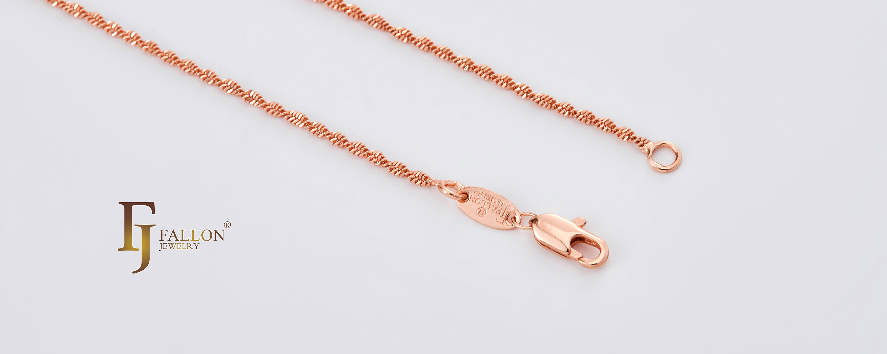 Kettenhalsketten (Roségold) von FJ Fallon Jewelry