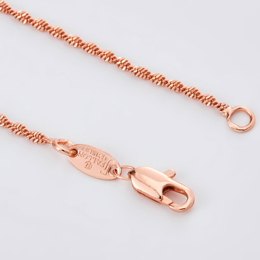 Chain Necklaces (Rose Gold) From FJ Fallon Jewelry