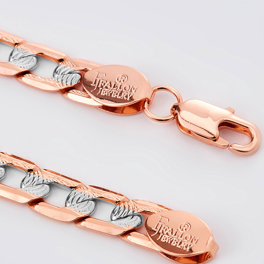 Chain Necklaces (Rose Gold two tone) From FJ Fallon Jewelry