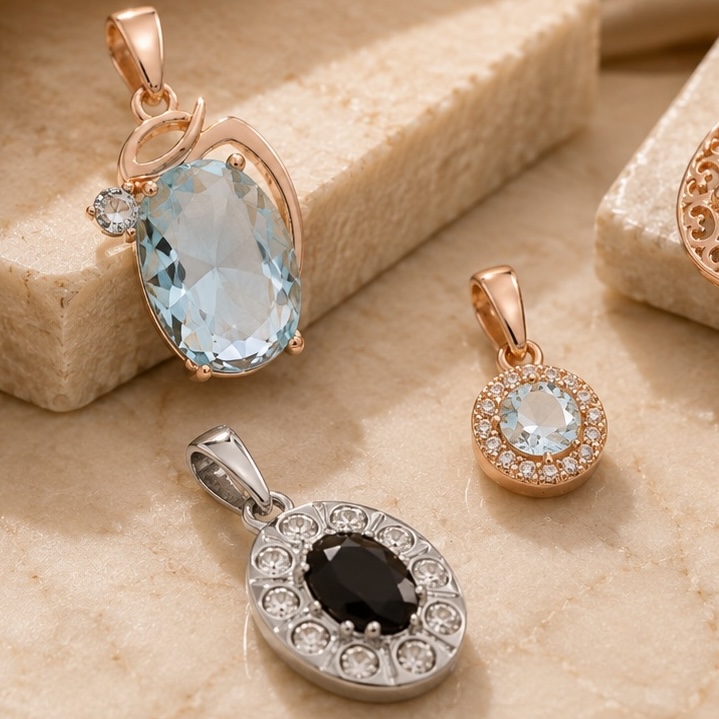 Anhänger (Solitäranhänger) von FJ Fallon Jewelry