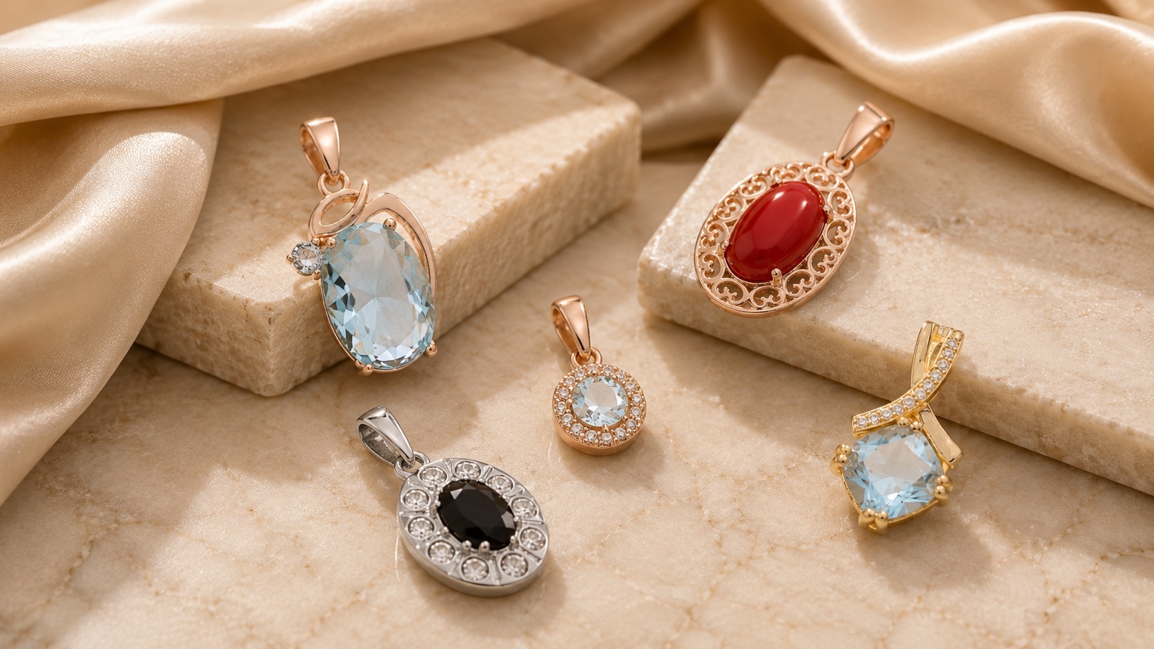 FJ Fallon Jewelryのペンダント（ソリティアペンダント）