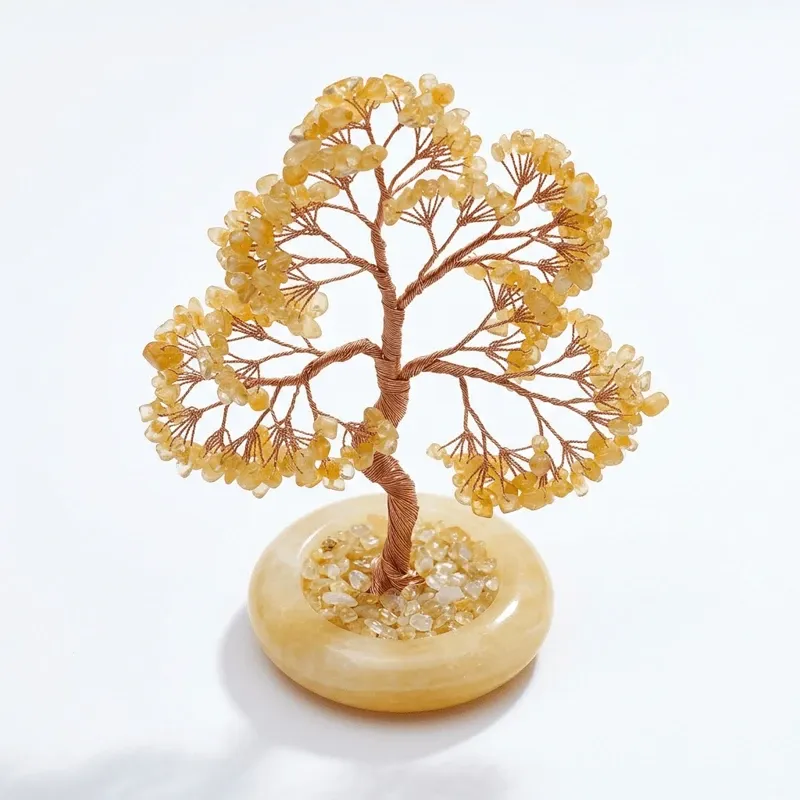 Citrine Crystal Money Tree – Attracting Wealth, Prosperity & Abundance