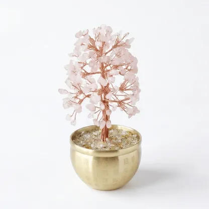 Rose Quartz Crystal Tree – Inner Peace, Love & Prosperity
