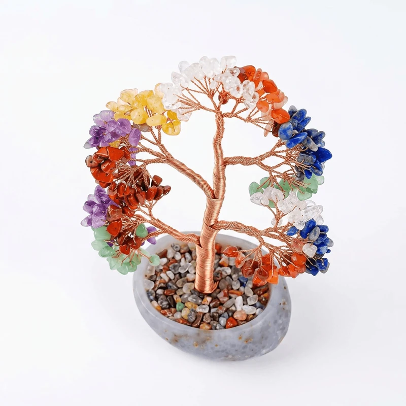 Multi-color Crystal Tree Natural Crystal Tree of Life – Prosperity, Harmony & Positive Energy