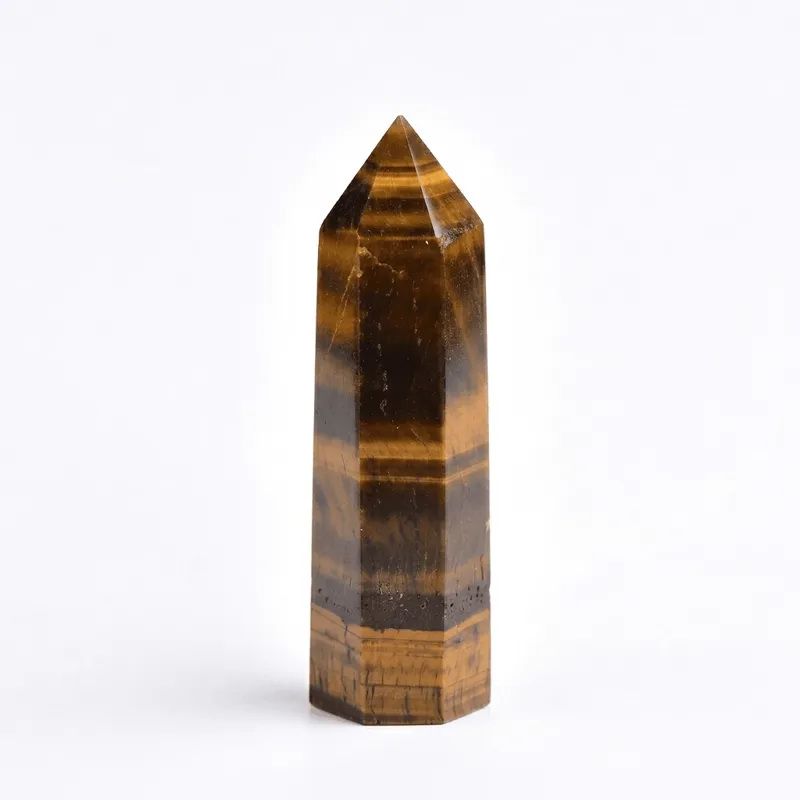 Tiger's Eye Crystal Point – Courage, Confidence & Prosperity