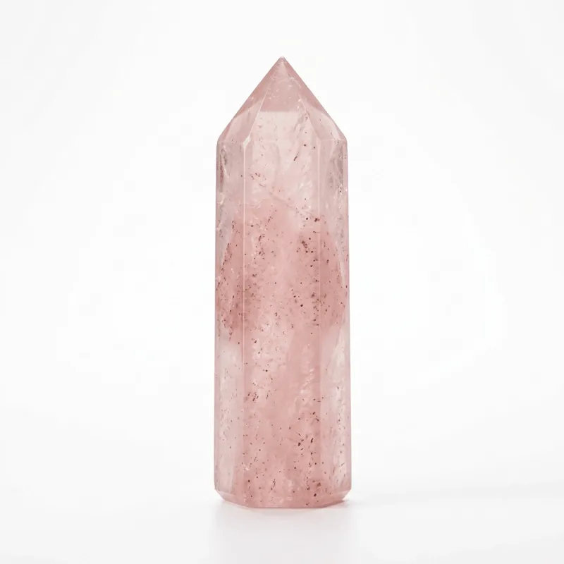 Strawberry Quartz Crystal Point – Attracting Love, Enhancing Harmony & Positive Energy