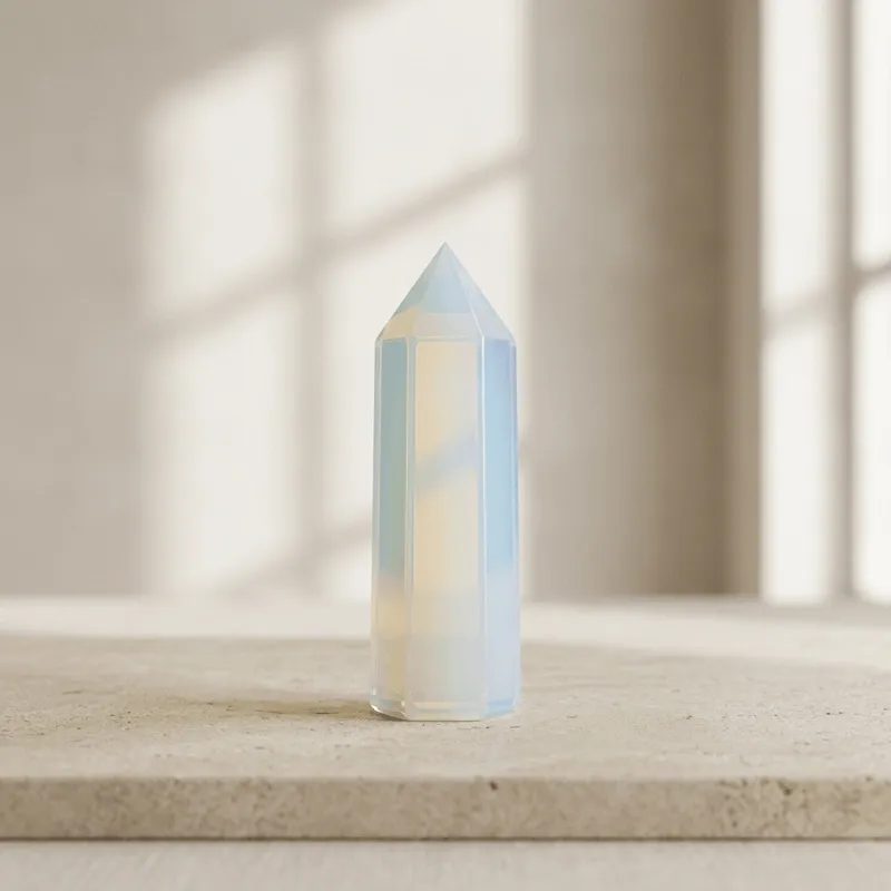 Opal Crystal Point – Inspiring Creativity, Emotional Balance & Hope