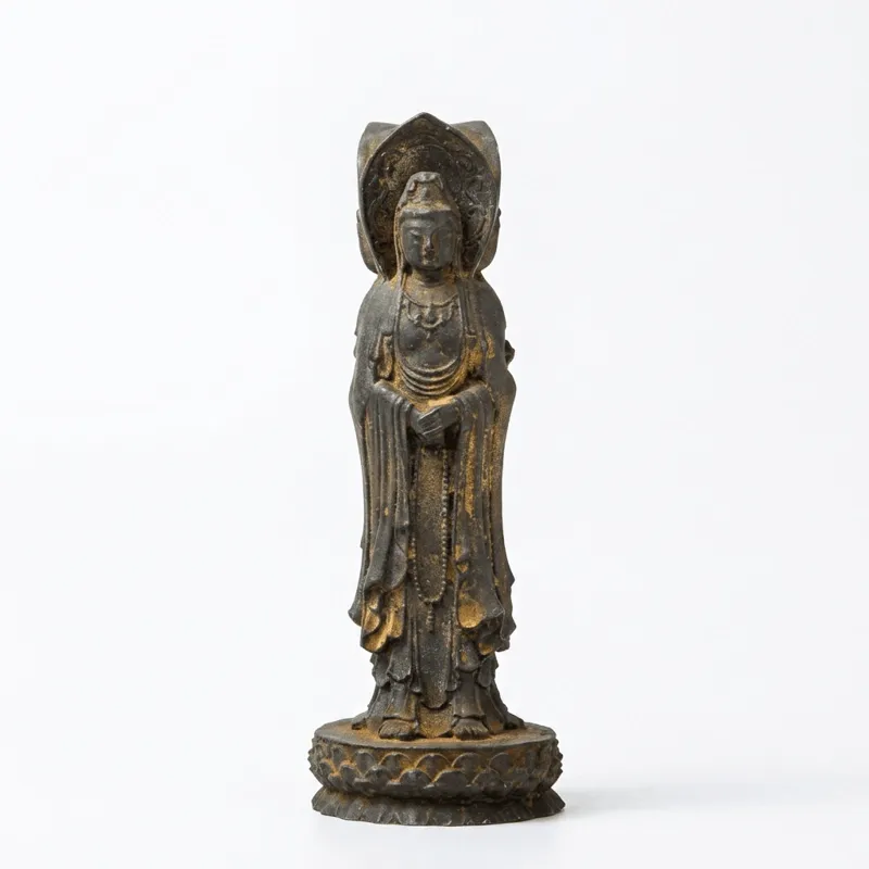 Natural Rust Iron Resin Guanyin Statue – Serenity, Protection & Inner Peace