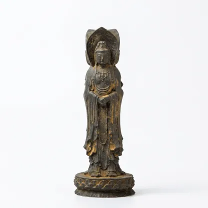 Natural Rust Iron Resin Guanyin Statue – Serenity, Protection & Inner Peace