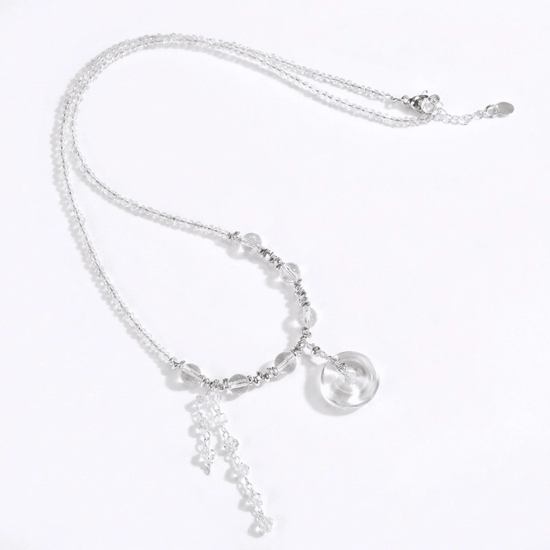 Clear Quartz Necklace – Inner Peace, Protection & Positive Energy