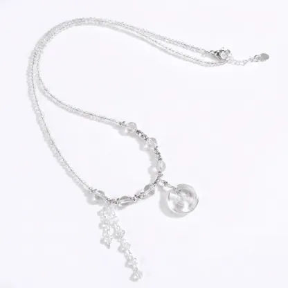 Clear Quartz Necklace – Inner Peace, Protection & Positive Energy