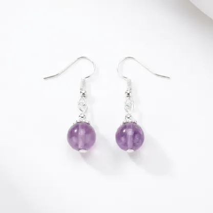 Amethyst Earrings – Wisdom, Inner Peace & Focused Clarity