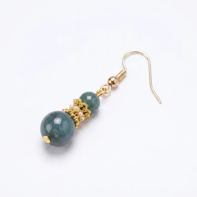 Blue Water Jade Earrings for Serenity & Inner Harmony