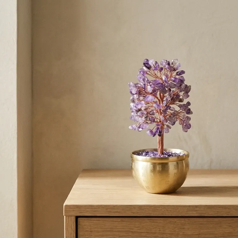Amethyst Money Tree – Inner Peace & Abundance