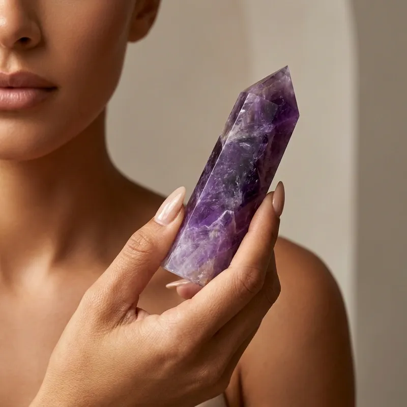 Dreamy Amethyst Crystal Point for Inner Peace & Spiritual Clarity