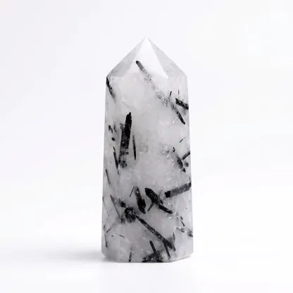 Black Hair Crystal Point for Ultimate Protection & Inner Confidence
