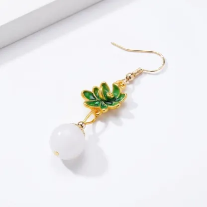 White Chalcedony Earrings – Inner Peace, Protection & Serenity