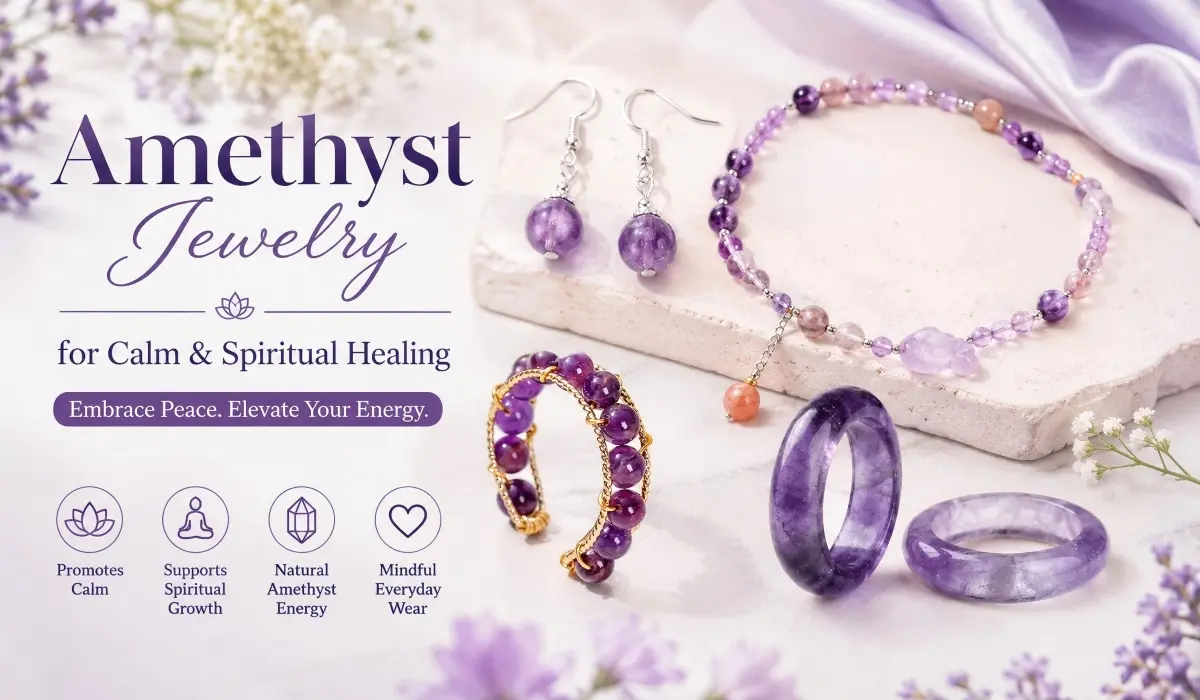 Amethyst Jewelry for Calm & Spiritual Healing