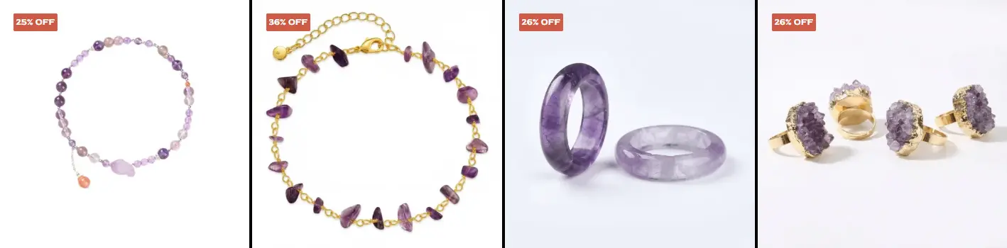 Amethyst Jewelry for Calm & Spiritual Healing