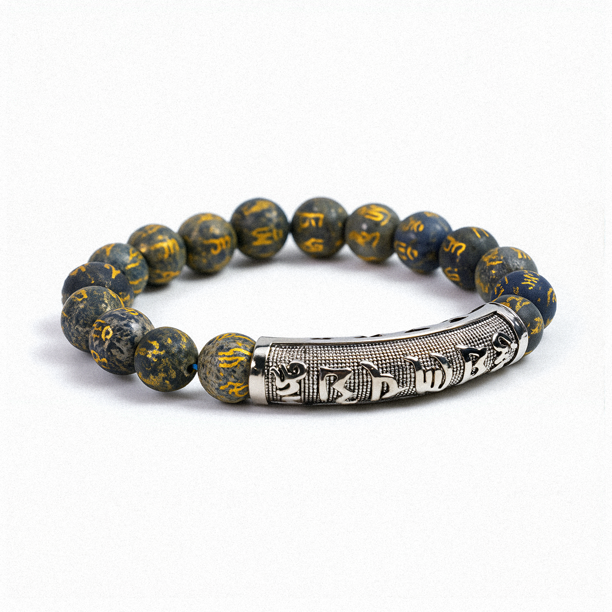 Tibetan Wisdom Lapis Bracelet - The Regal Harmony