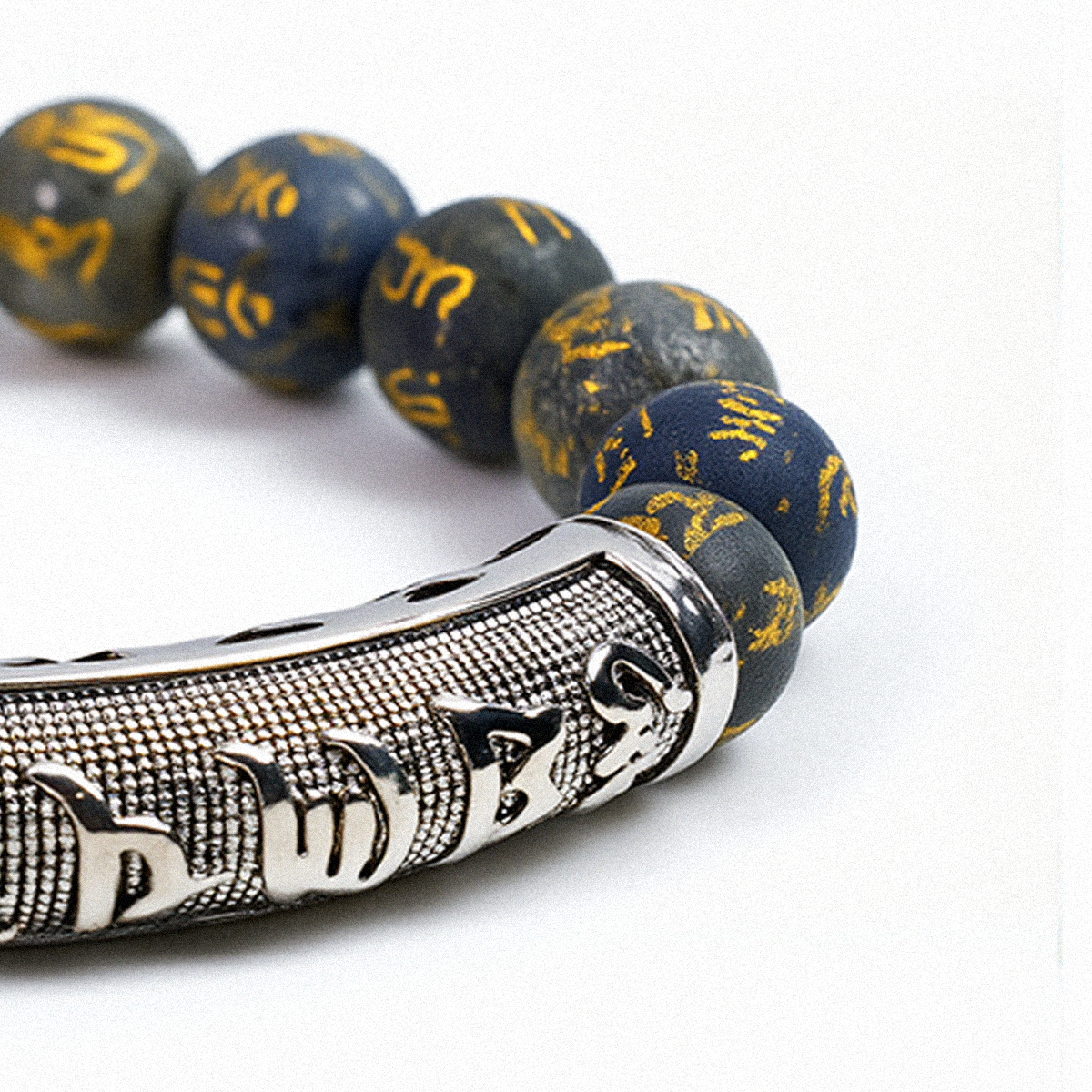 Tibetan Wisdom Lapis Bracelet - The Regal Harmony