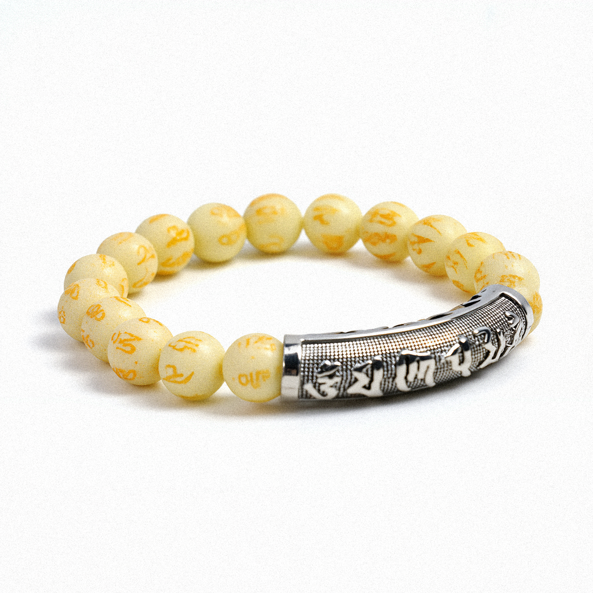 Fluorite Harmony Mantra Bracelet - The Radiant Clarity