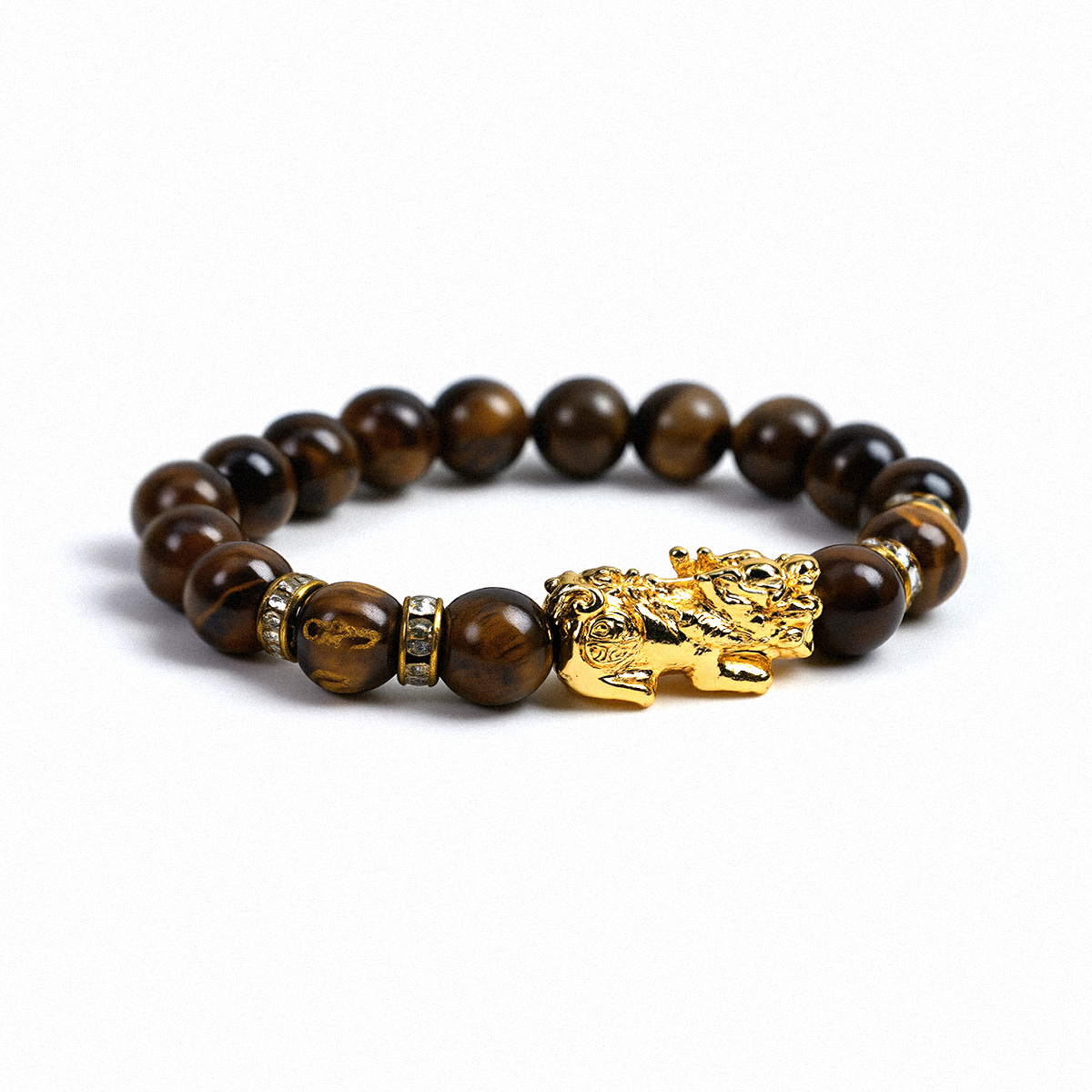 Wealth-Attracting Pixiu Tiger’s Eye Bracelet - The Light of Success