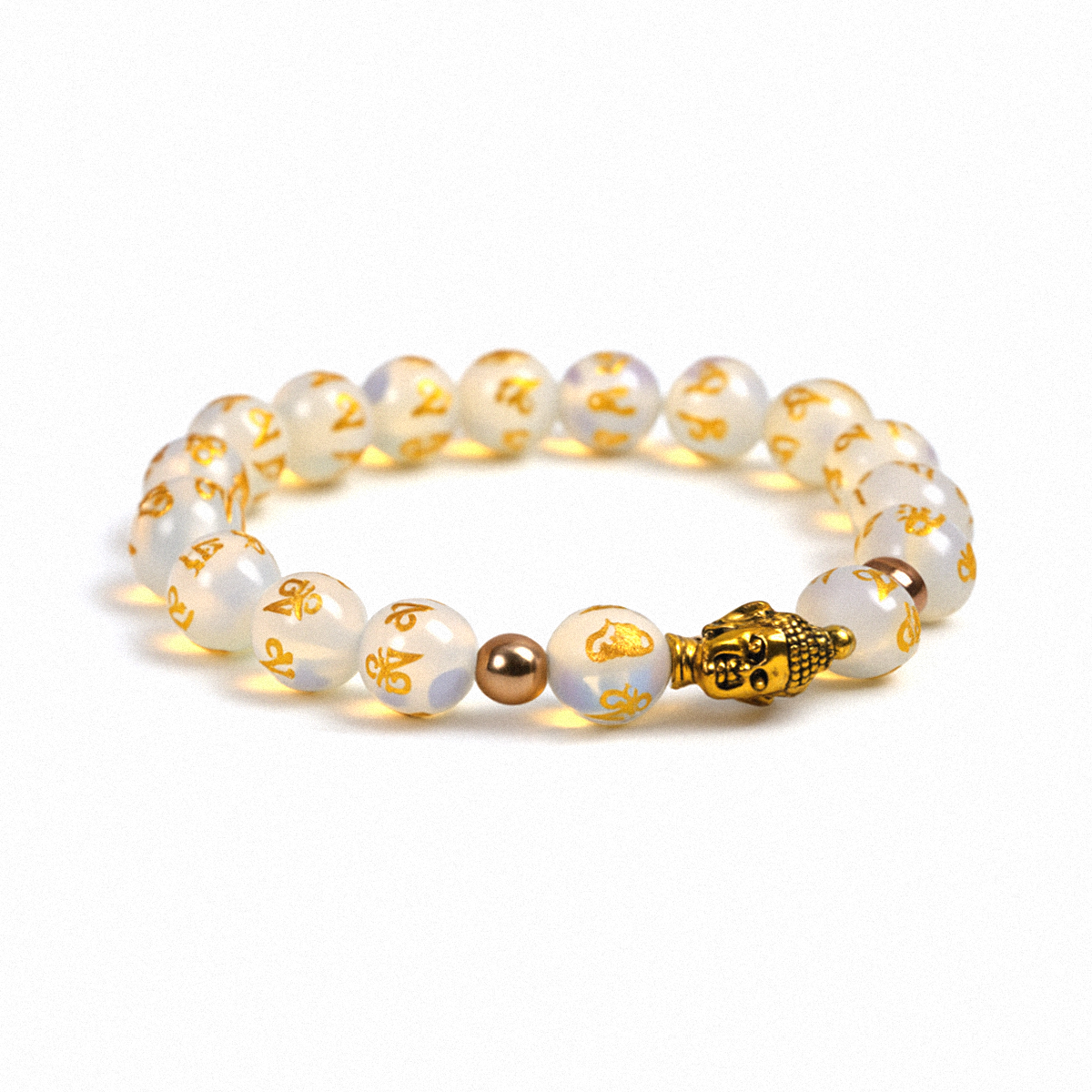 Moonstone Buddha Serenity Bracelet - The Gentle Glow