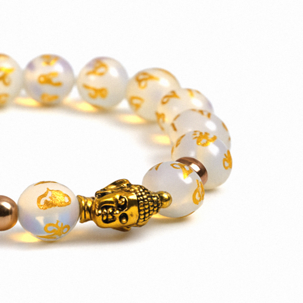 Moonstone Buddha Serenity Bracelet - The Gentle Glow