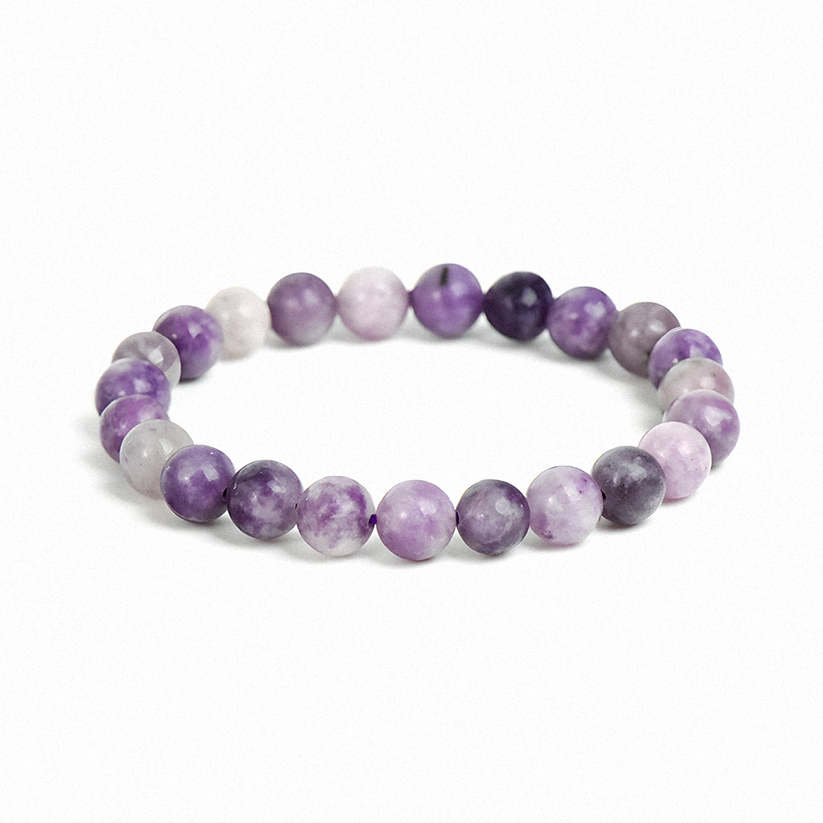 ​​Lepidolite Beads Bracelet – The Calm Within​​