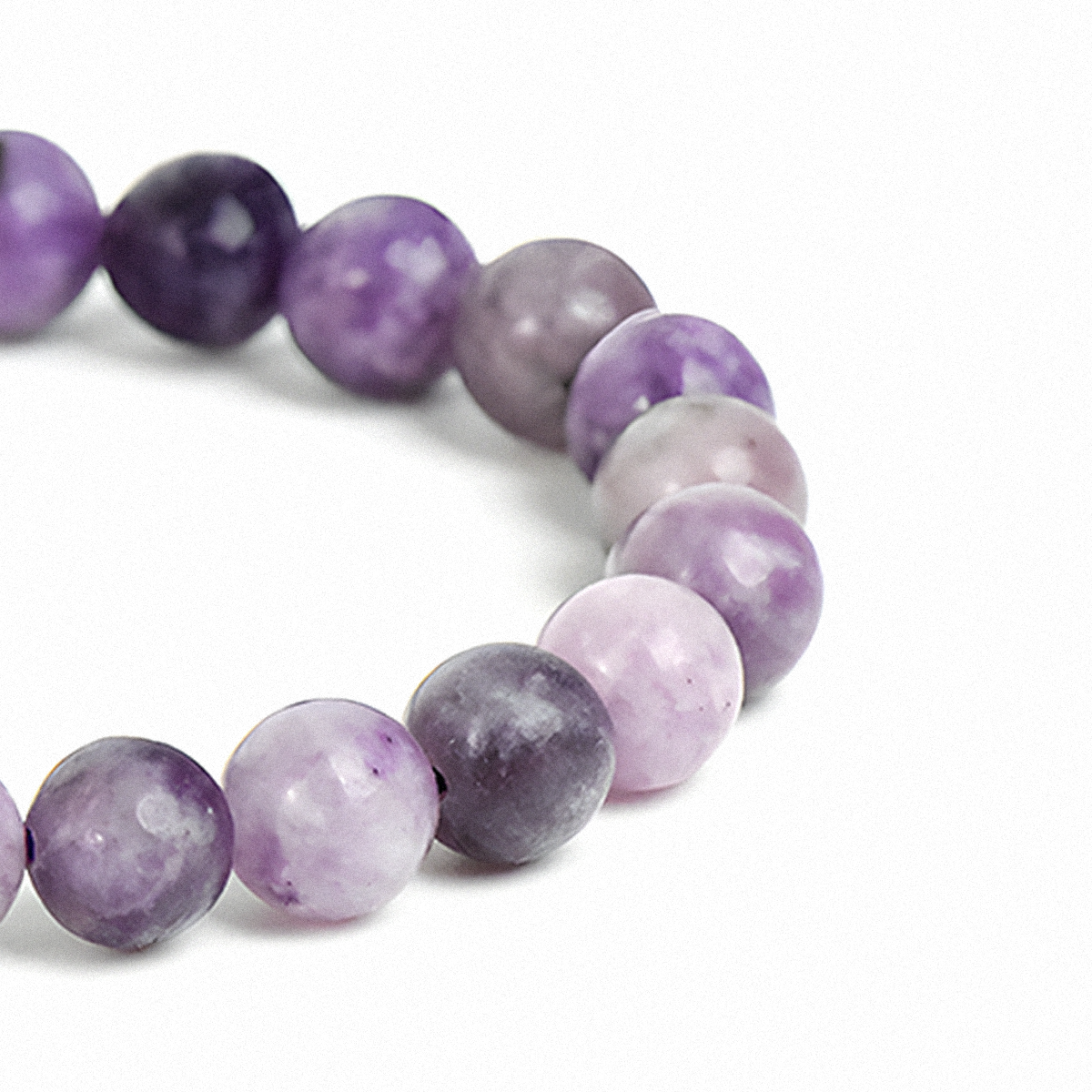 ​​Lepidolite Beads Bracelet – The Calm Within​​