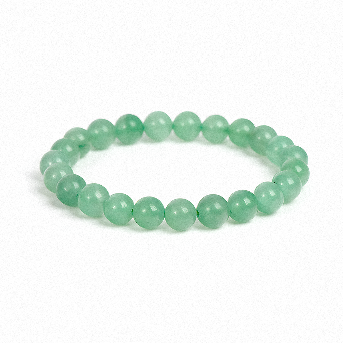 ​​Green Aventurine Beads Bracelet – The Lucky Charm​​