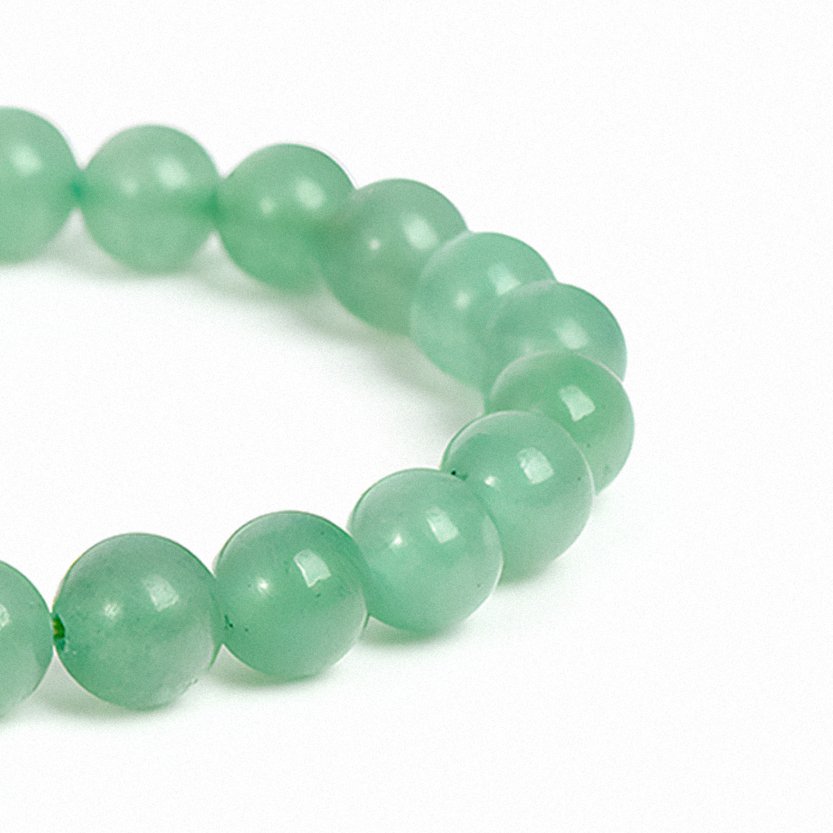 ​​Green Aventurine Beads Bracelet – The Lucky Charm​​